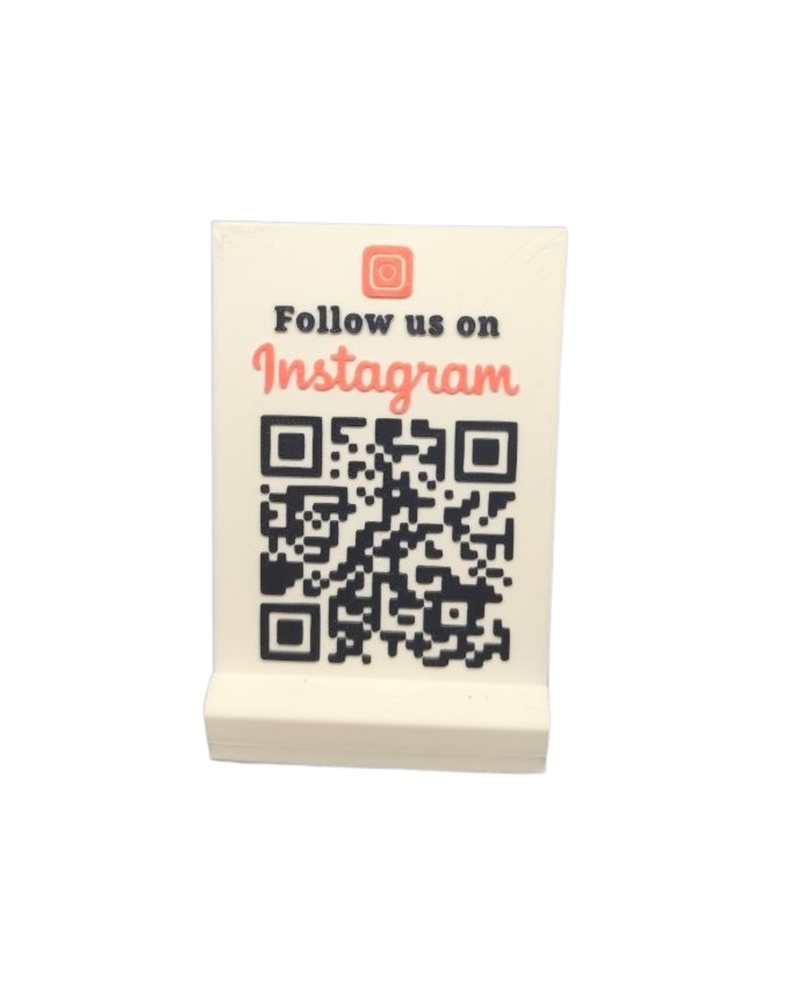 Letrero QR personalizado