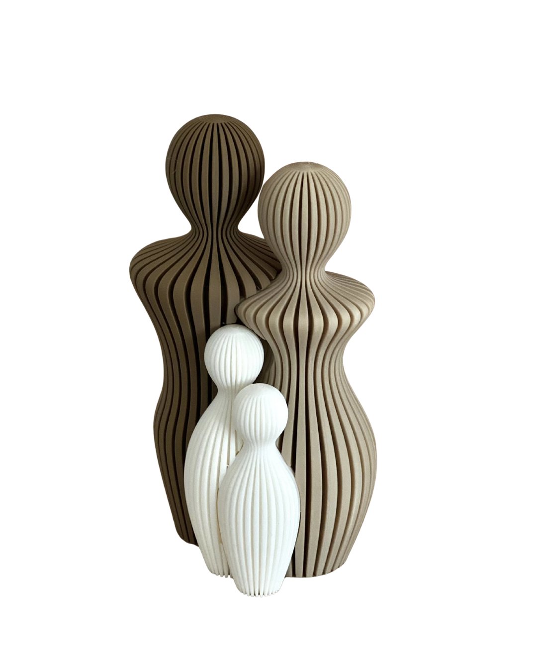 Esculturas decorativas de familia