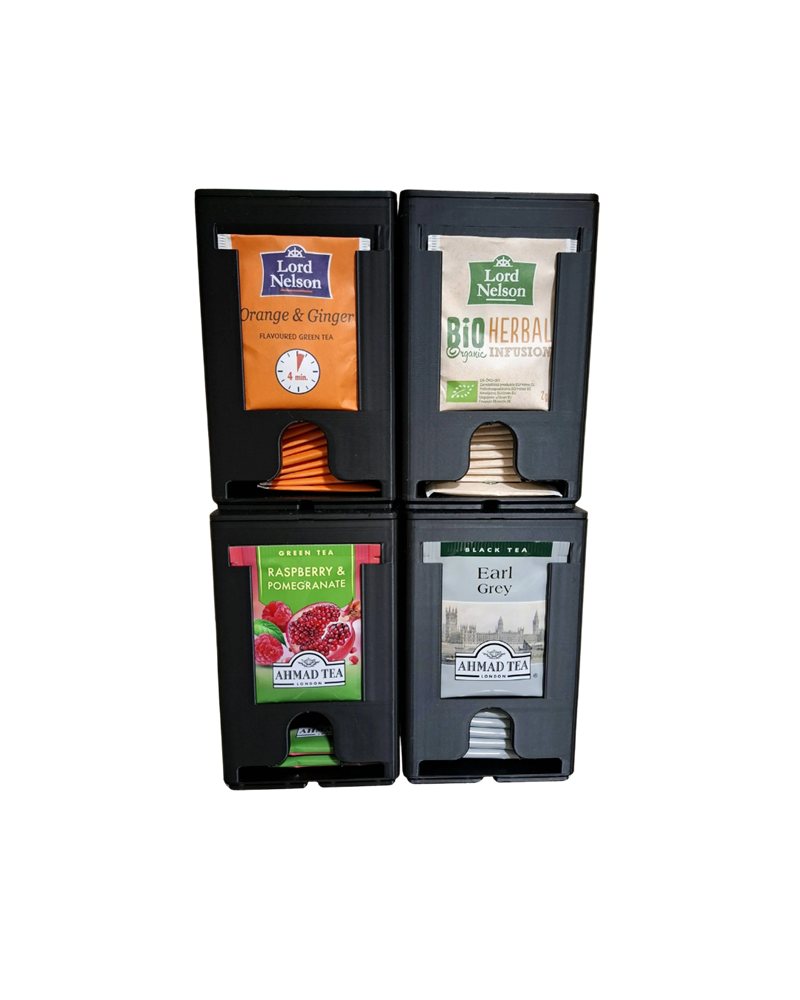 Organizador de té apilable 2x1