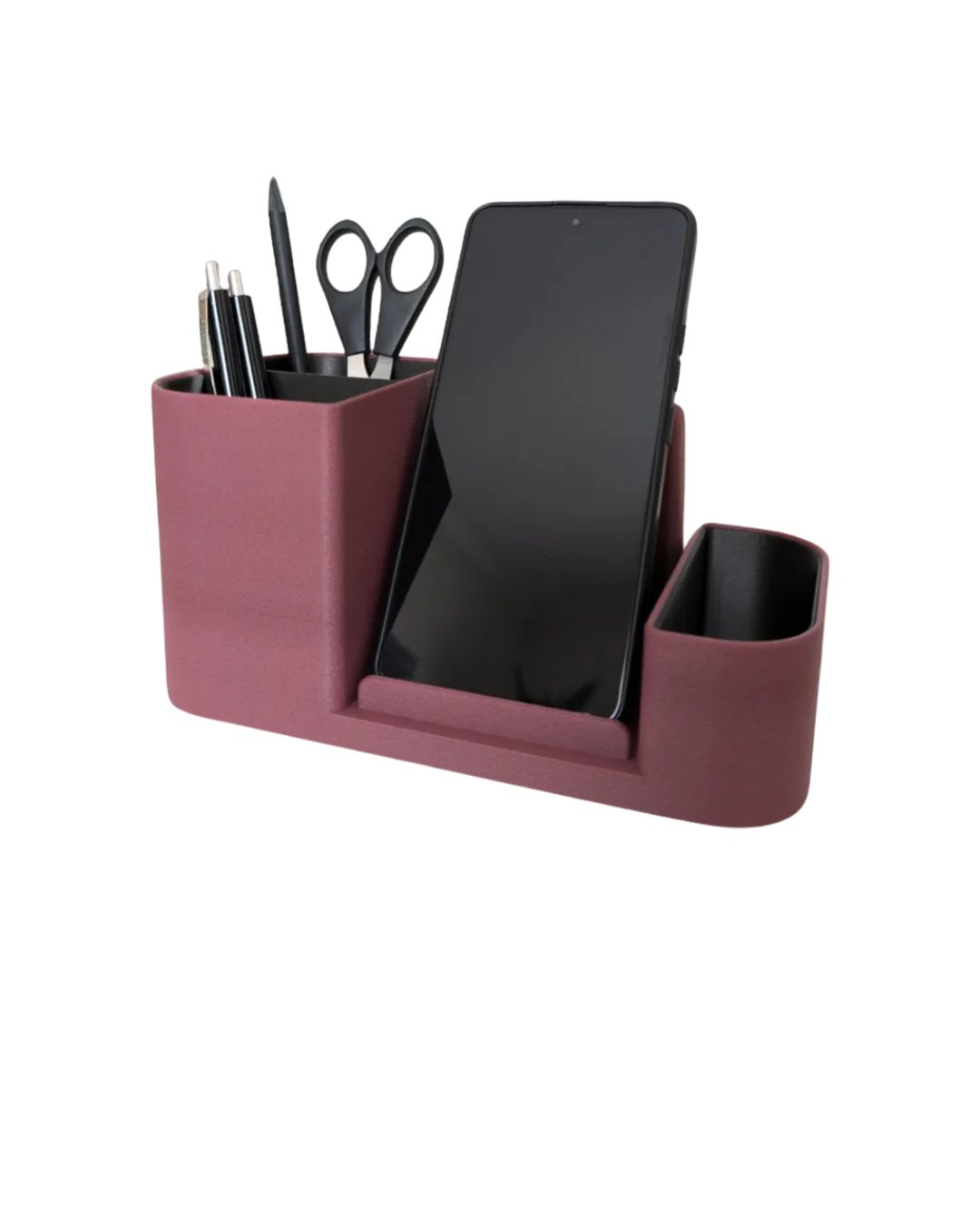 Organizador con soporte de celular