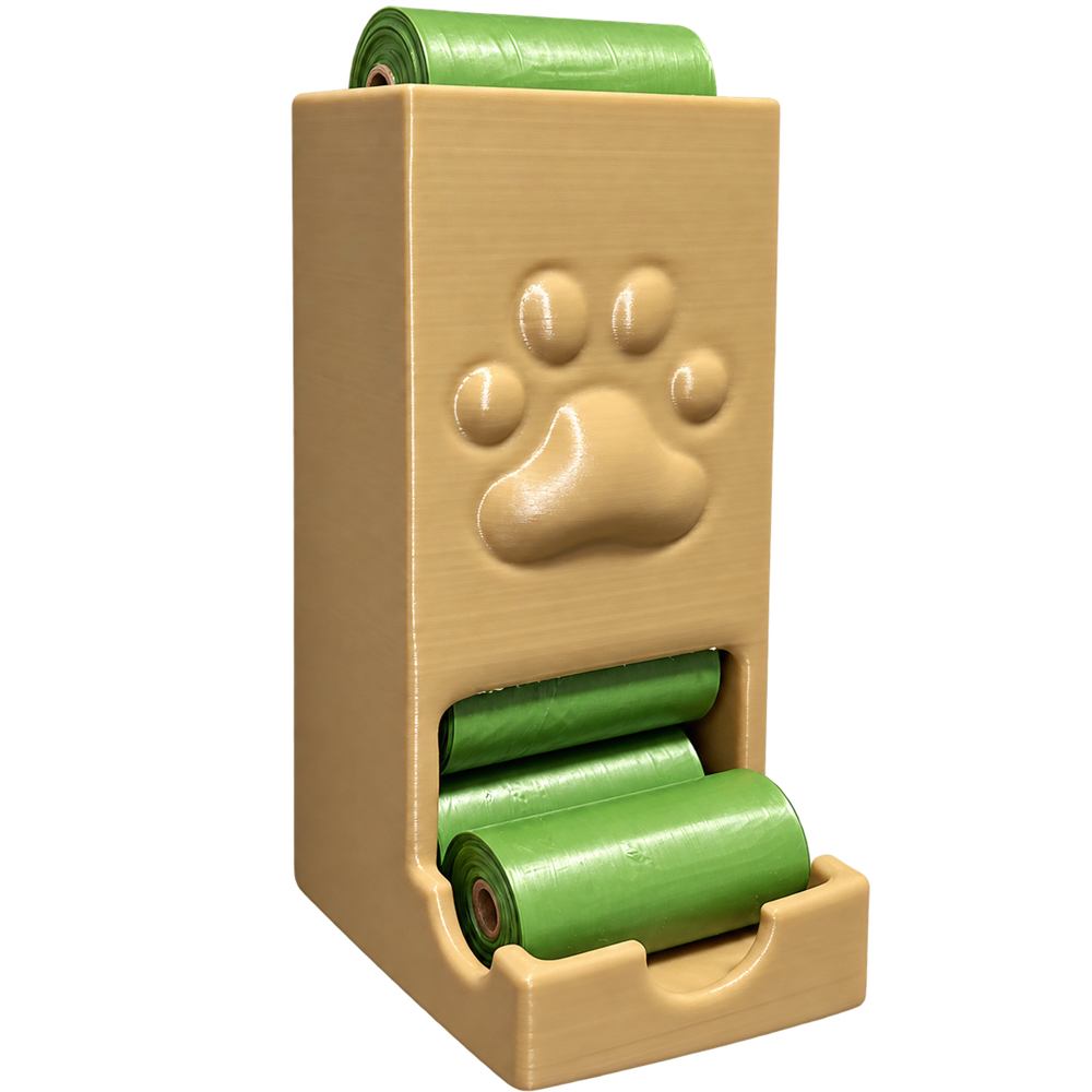 Porta rollo de bolsas para mascotas