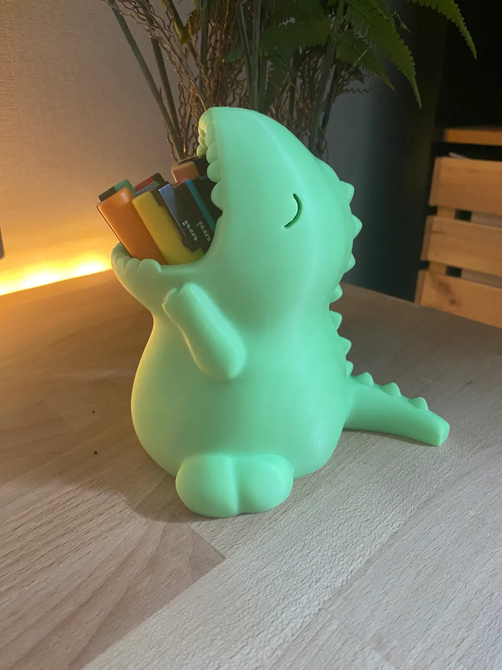 Portalápices dinosaurio T-Rex