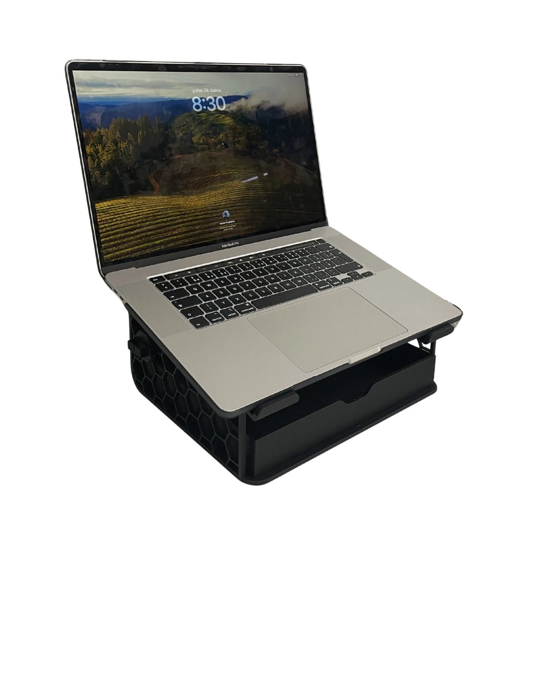 Soporte de laptop con cajón