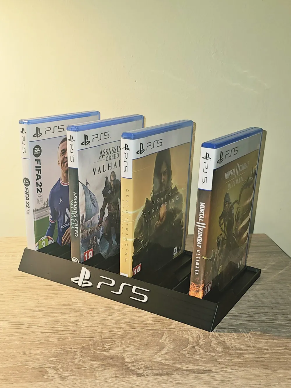 Soporte para 10 juegos de PS5