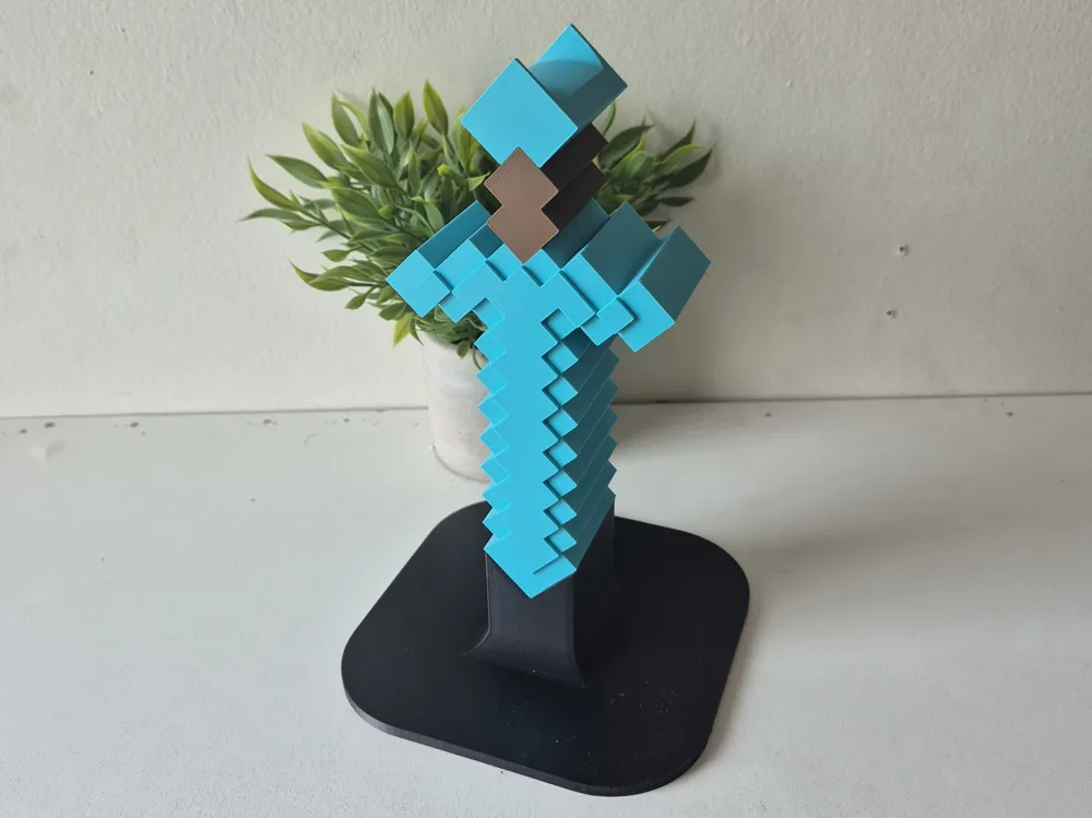 Soporte para audífonos espada Minecraft